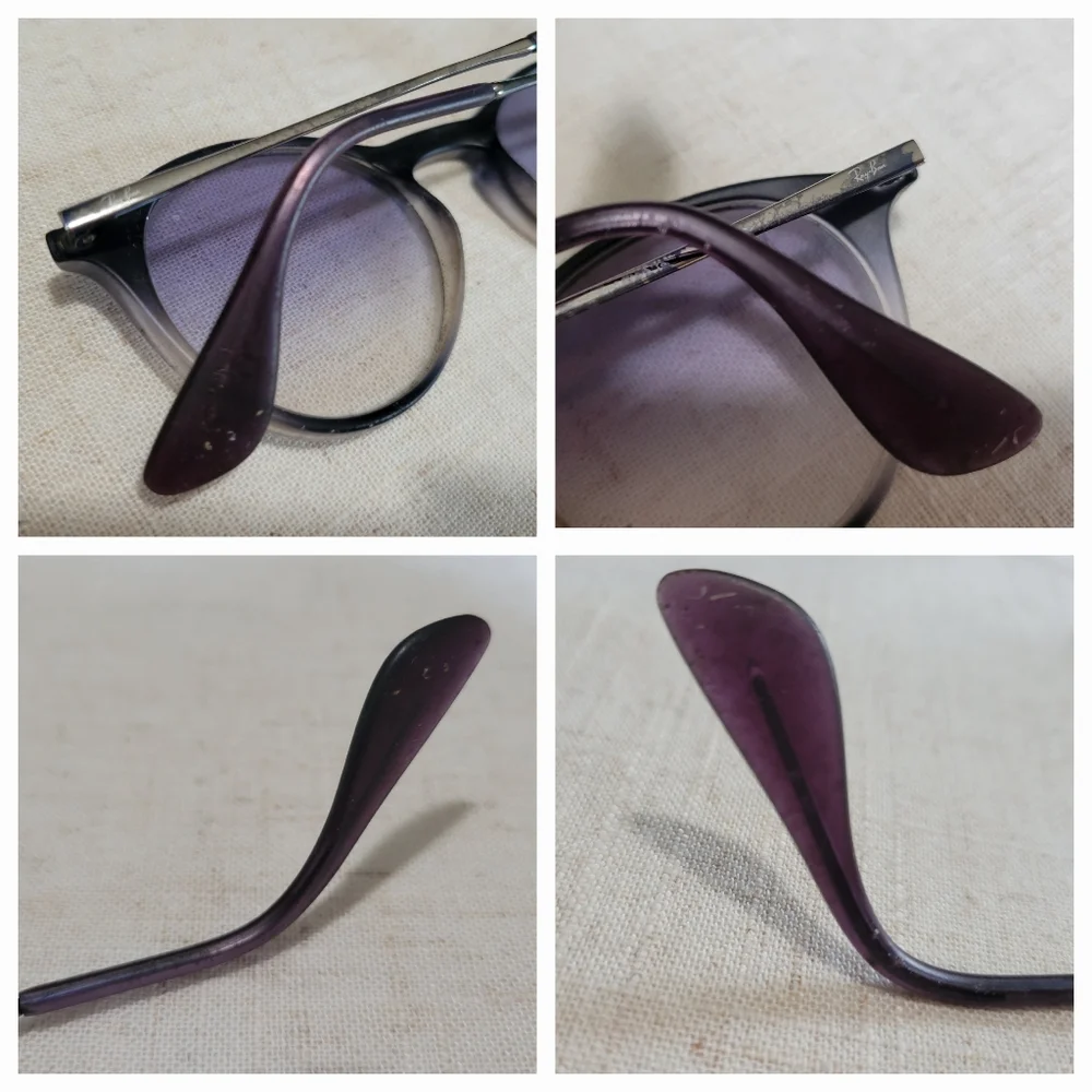 Ray-Ban Optics Eyewear Sunglasses Clear Lens RB4243 6225/19 Italy Unisex Round